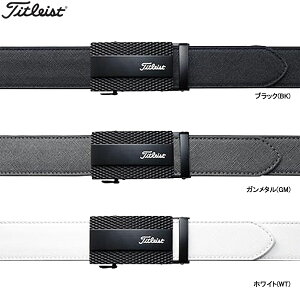 タイトリスト ゴルフ メンズ ベルト AABT02 キーリット Titleist GOLF Keylit Belt ゴルフウエア ラウンド スポーツ アパレル 小物 細かくサイズ調整 BELT 25ET