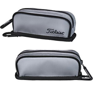 タイトリスト ゴルフ ボールケース TA25CAB シティアクティブ Titleist GOLF City Active Ball Case 3個収納 ラウンド ループ フック ブラック グレー 25ET