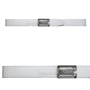 タイトリスト ゴルフ メンズ ベルト TAABT231 ツアーバックル Titleist GOLF Tour Buckle Belt ブラック ホワイト チャコール 25ET