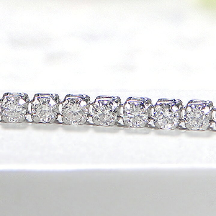 楽天市場】Pt900【1.2ct】ダイヤモンド テニスブレスレット【送料無料 
