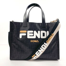 フェンディ FILAコラボ 2WAY フェンディ 中古 フェンディ トートバッグ フェンディ ナイロン/レザー FENDI 送料無料 ユニセックス ブラック