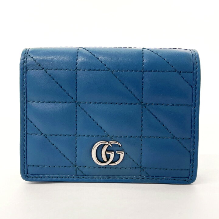 楽天市場】GUCCI グッチ GGマーモント コンパクトウォレット 466492 二  