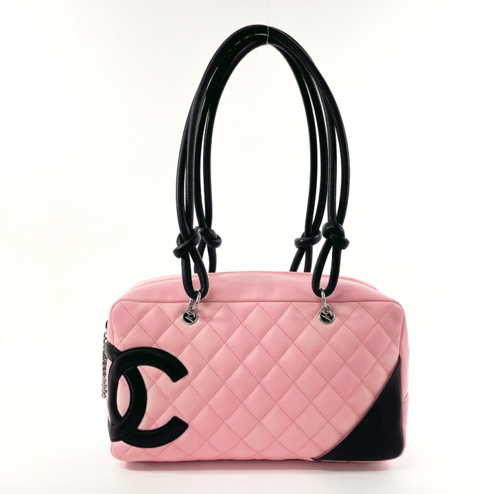 楽天市場】CHANEL シャネル ボーリングバッグ カンボンライン A25171  