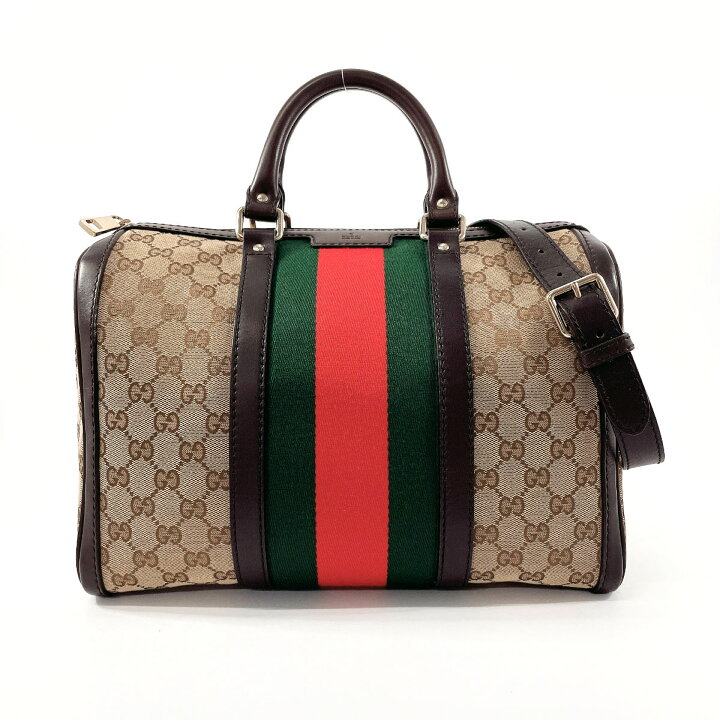 楽天市場】GUCCI グッチ ミニボストン 2WAY シェリーライン 247205 