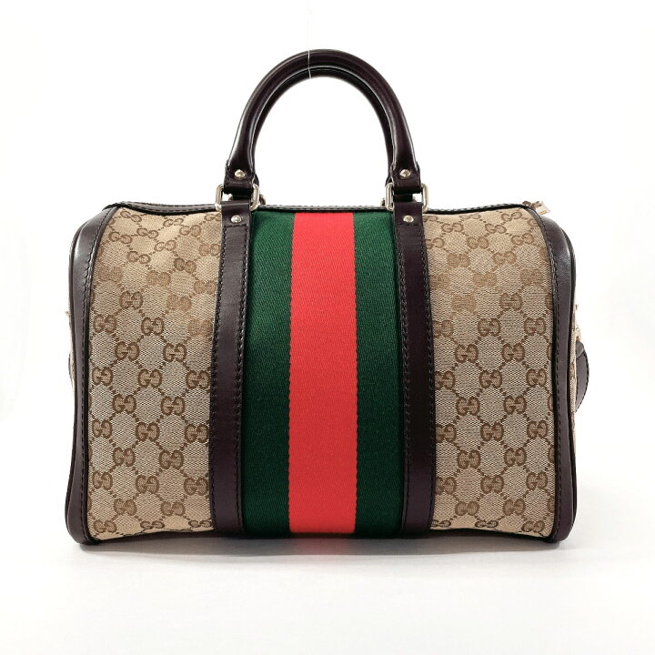 楽天市場】GUCCI グッチ ミニボストン 2WAY シェリーライン 247205 