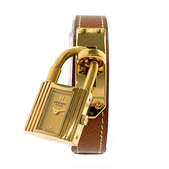 楽天市場】HERMES エルメス ケリーウォッチ 腕時計 GP/クシュベル 