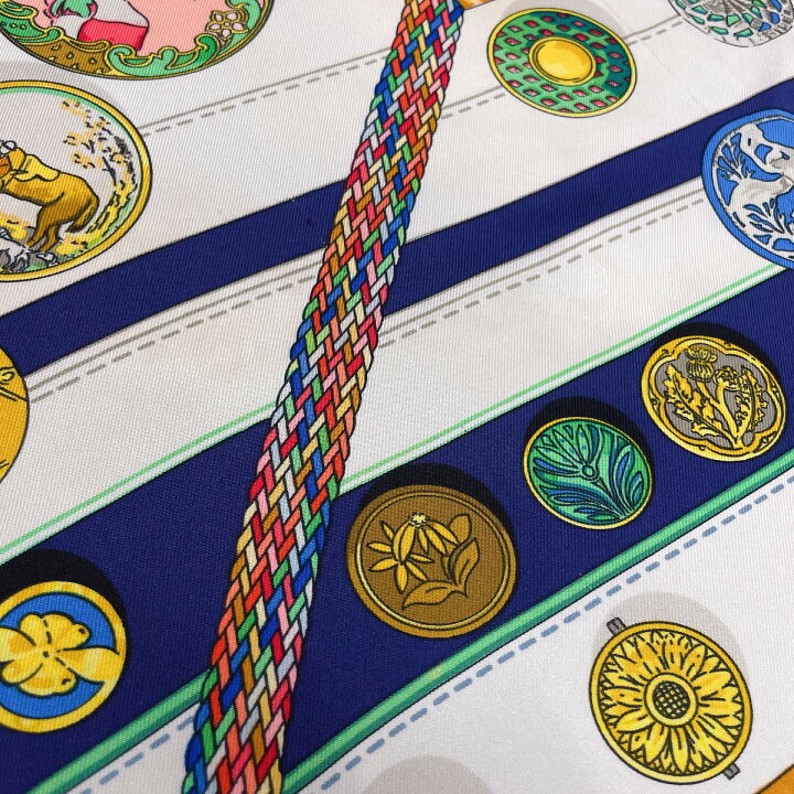 楽天市場】HERMES エルメス カレ 90 Petite main お針子さん スカーフ  