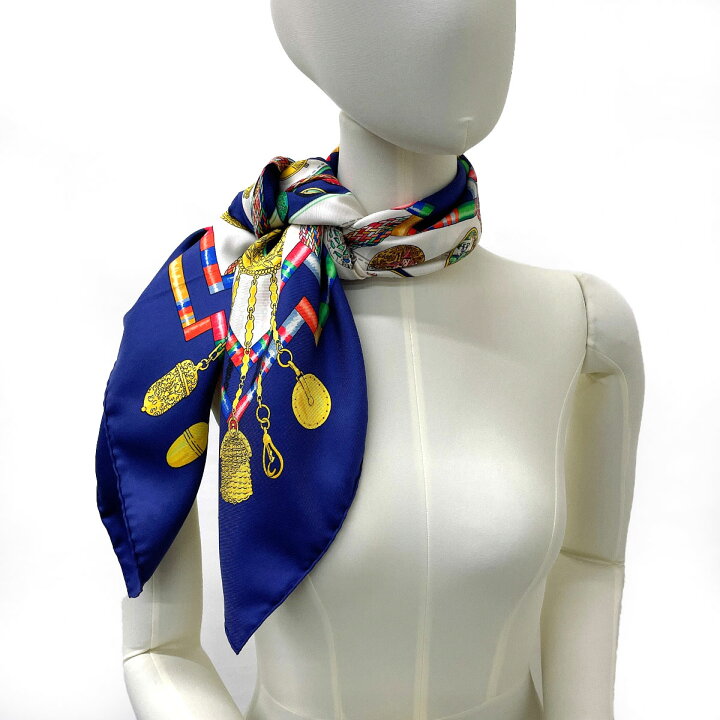 楽天市場】HERMES エルメス カレ 90 Petite main お針子さん スカーフ 
