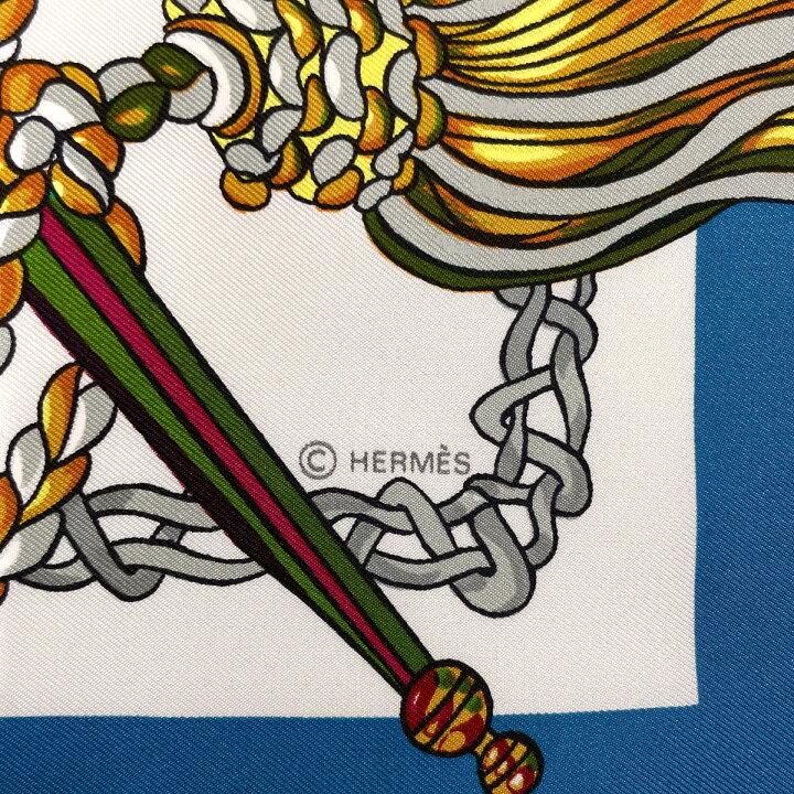 楽天市場】HERMES エルメス カレ 90 Le Timbalier ティンパニ奏者  