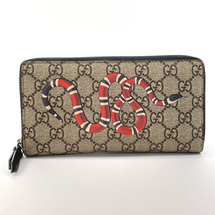 楽天市場】GUCCI グッチ キングスネーク ラウンドファスナー 451273 長  