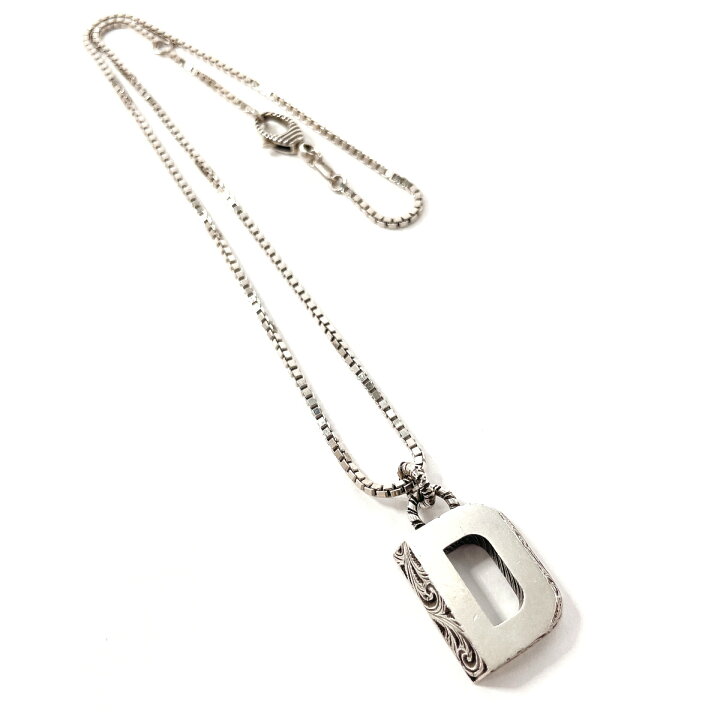 楽天市場】GUCCI グッチ イニシャルネックレス D ネックレス シルバー 