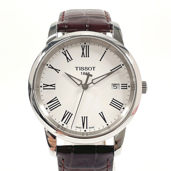 楽天市場】TISSOT ティソ T033410 B 腕時計 ステンレススチール/レザー 
