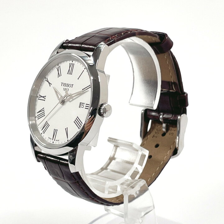 楽天市場】TISSOT ティソ T033410 B 腕時計 ステンレススチール/レザー 