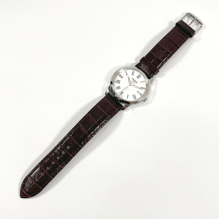 楽天市場】TISSOT ティソ T033410 B 腕時計 ステンレススチール/レザー 