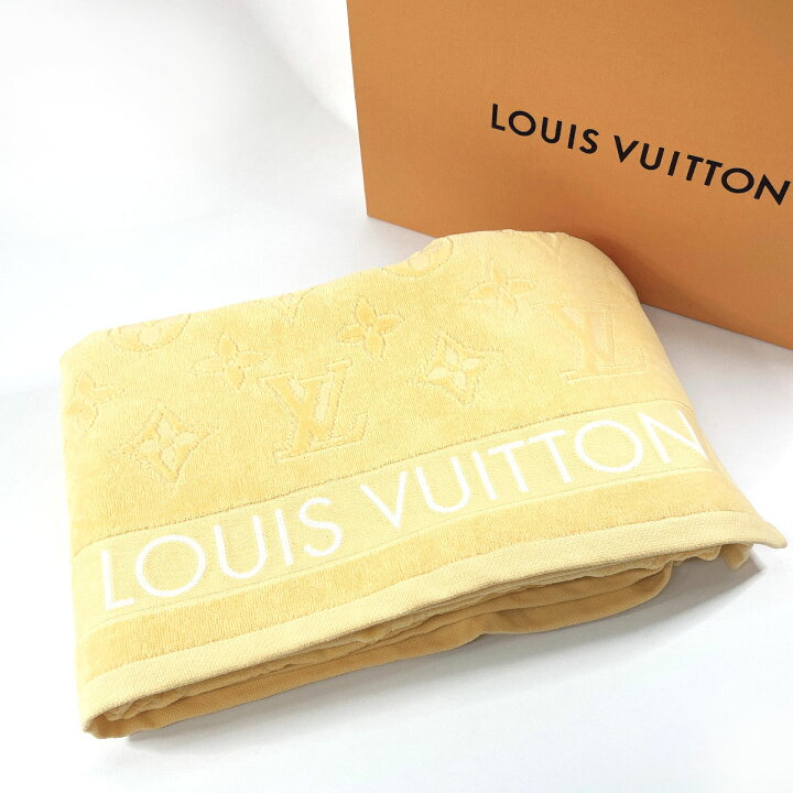 楽天市場】LOUIS VUITTON ルイヴィトン ビーチタオル バスタオル  
