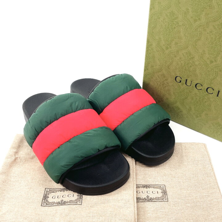 楽天市場】GUCCI グッチ シャワーサンダル シェリーライン 
