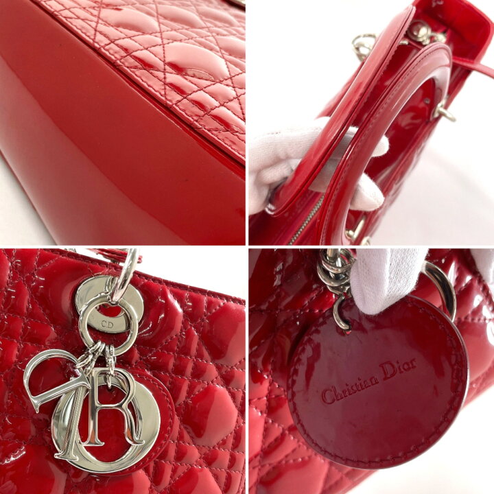 楽天市場】Dior ディオール レディディオール ラージ カナージュ