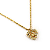 楽天市場】クリスチャンディオール ハート ネックレス（ネックレス 