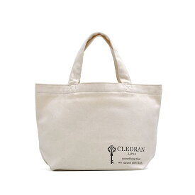 【クーポン対象外】 クレドラン バッグ トートバッグCLEDRAN LOGO TOTE S CL3255 81-5026/81-5028 日本製 レディース CLEDRAN 【正規代理店商品】 カートバッグ ランチトート お弁当バッグ コットン ロゴプリント