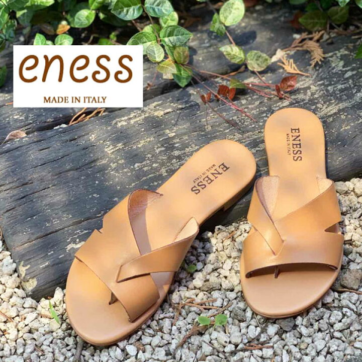 楽天市場 50 Off Eness エネス レザー サンダル レディース 本革 ぺたんこ フラットサンダル トングサンダル 靴 イタリア製 Vacch 651 Cammello 返品交換対象外 J Pia