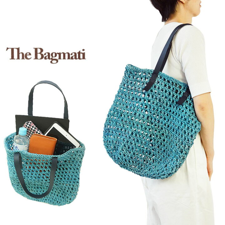 楽天市場 メッシュ トートバッグ The Bagmati バグマティ マクラメ編み トートバッグ あみ かごバッグ アバカ メッシュバッグ トートバッグ k19 04 国内 正規品 J Pia