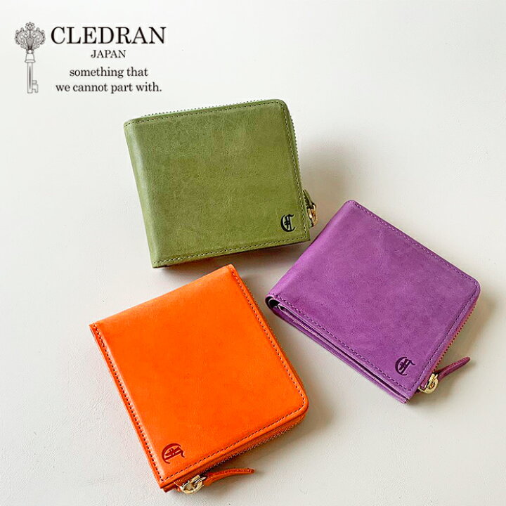 楽天市場】【クーポン対象外】 CLEDRAN クレドラン 2つ折り 財布 L字 