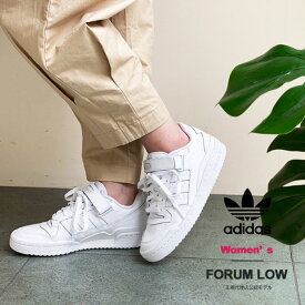 10%クーポン発行中！ アディダス スニーカー 白 レディース メンズ adidas originals フォーラム ロー FORUM LOW ローカット シューズ 靴 レザー 本革 ベルクロ (FY7755) ホワイト/ホワイト ≪★返品交換対象外≫