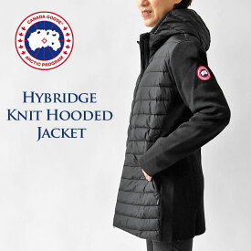 カナダグース ダウン コート CANADA GOOSE レディース ハイブリッジニットフーディ アウター ジャケット 切替 メリノウール ニット キルティング Hybridge Knit Hooded Jacket (7021L)【クーポン対象外】