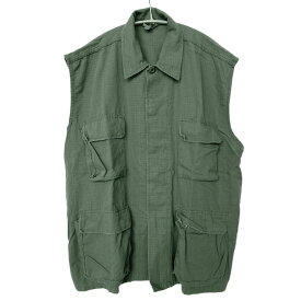 10%OFFクーポン発行中! ロスコ ミリタリー ジャケット ベスト レディース メンズ ROTHCO BDSH-NOSLEEVE ノースリーブ BDU シャツジャケット ジレ 無地 ビンテージ加工