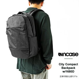 インケース ビジネスリュック メンズ Incase City Compact Backpack w/1680D INBP100626 ビジネスバッグ リュック バックパック ノートPC収納 安心保証書付き
