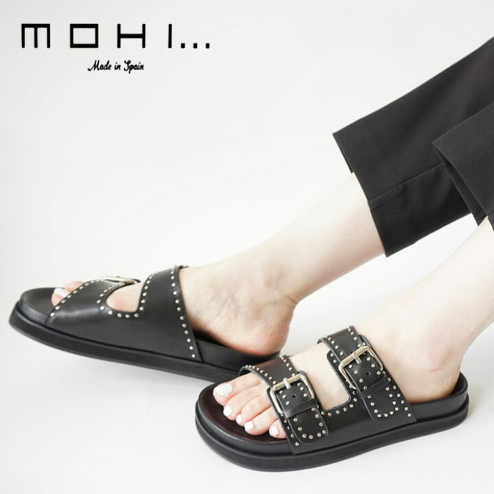 楽天市場】モヒ サンダル レディース MOHI RD15-10 SETA スタッズ 