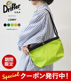 限定クーポン先行配布中！ ドリフター ショルダーバッグ レディース メンズ Drifter LENNY DFV1710 ミニショルダー バッグ 斜め掛け 【2024SS 新作】【ゆうパケット対象】【6612】