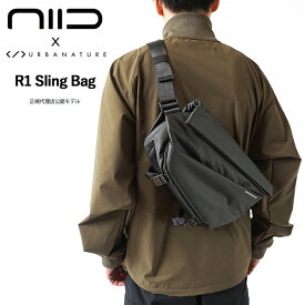 ニード ボディバッグ メンズ NIID URBANATURE R1 SLING BAG スリングバッグ NID10250 チェストバッグ ショルダーバッグ 撥水 口折れ 【2024SS 新作】