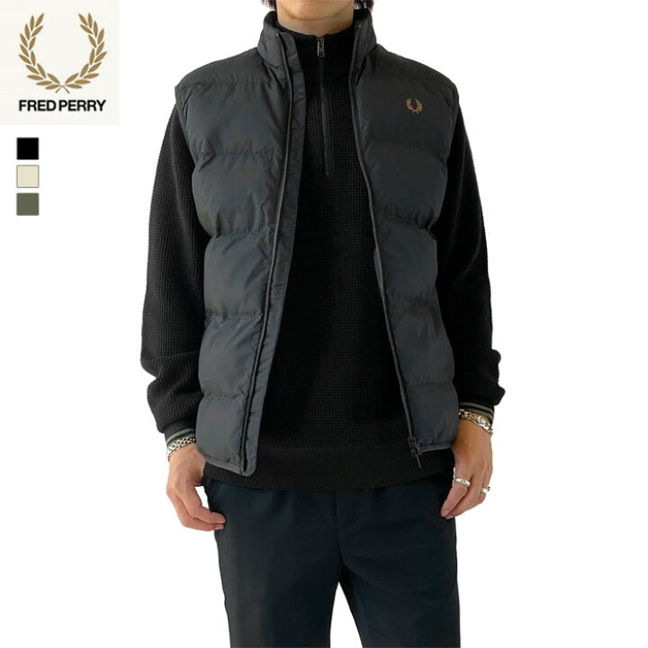 楽天市場】フレッドペリー 中綿 ベスト メンズ FRED PERRY Insulated 