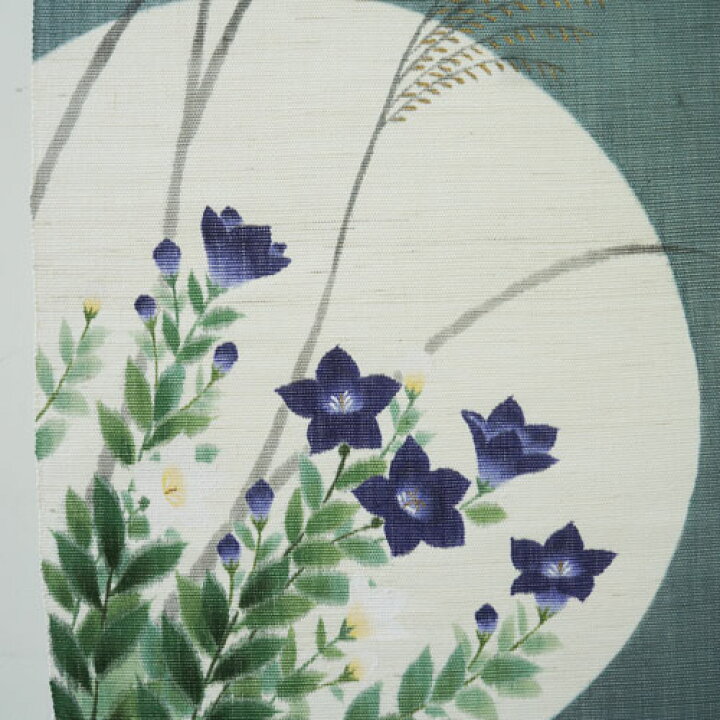 楽天市場】京都洛柿庵 手描きタペストリー 桔梗 45×130cm タペストリー 