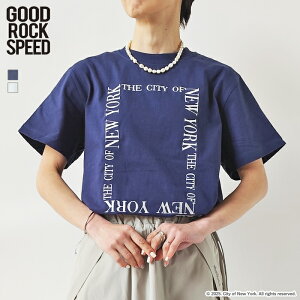 �ySALE�z�O�b�h���b�N�X�s�[�h T�V���c ���f�B�[�X GOOD ROCK SPEED CIRCLE EMBROIBERY T-SHIRT NYC �j���[���[�N �V�e�B 25NYC016W ���� �N���[�l�b�N �h�J �g�b�v�X �J�b�g�\�[ �y2430�z�y�l�R�|�X�Ώہz���