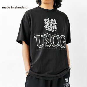 yő5,000~N[|sIzySALEzCh C X^_[h TVc Y fB[X MADE IN STANDARD "USCG" TEE MS25S01100  Be[W vgT 90sOtBbN Rbg100% y24