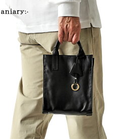 【★1000円クーポン発行中！】本革 アニアリ aniary トート バッグ メンズ レディース ミニ トートバッグ A5 リアリティレザー わかる人にはわかる本革 Reality Leather Tote 28-02002