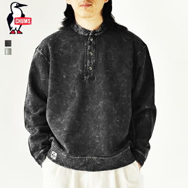【★12/9まで！限定価格＋クーポン！】チャムス CHUMS スウェット トレーナー Canyonlands Hurricane Top キャニオンランズ ハリケーントップ メンズ ヘンリーネック 裏起毛 ゆったり オーバーサイズ 秋 冬 黒 ブラック カーキ M L CH00-1529 【2025AW-MEN】