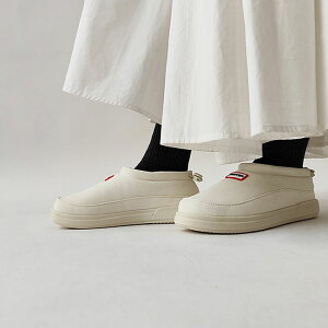 n^[ HUNTER u[c IN/OUT FAUX SUEDE SLIPPER C/AEg r[K XG[h Xbp fB[X EB^[V[Y Xb|   t[X C h H ~ UFF7114REN y2025AW-WOMENz