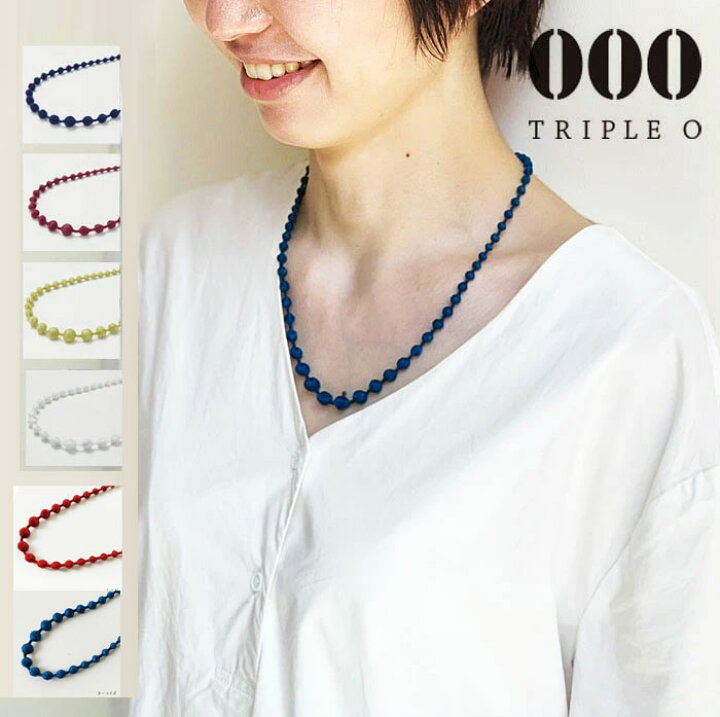 楽天市場】000 TRIPLE O トリプル オゥ ネックレス レディース 