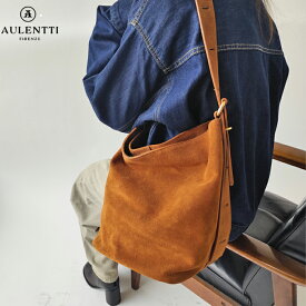 【SALE】オウレンティ AULENTTI バケットバッグ ショルダーバッグ ワンショルダー レディース 春 夏 秋 冬 牛革 牛床革 本革 レザー イタリア製 ダークブラウン キャメル DK.BROWN CAMEL D23 EL-L823 EL-BUCKETBAG-DO【2410】【★】
