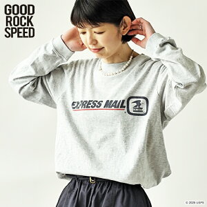 �y��12%OFF�N�[�|�����s���I�z�O�b�h���b�N�X�s�[�h GOOD ROCK SPEED T�V���c EXPRESS MAIL LS T-SHIRT USPS ���f�B�[�X ���� �N���[�l�b�N �J�b�g�\�[ ���S�v�����g ���[�Y�h���H ���B���e�[�W 26USP002W �y