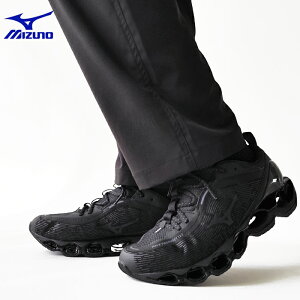 �y��1,000�~�N�[�|�����s���I�z�~�Y�m MIZUNO �X�j�[�J�[ WAVE PROPHECY 13.2 �E�G�[�u �v���t�F�V�[ �����Y �t�ďH�~ �X�|�[�c �J�W���A�� �V���[�Y ���[�J�b�g �� �u���b�N 26.5-28cm D1GA260502 �y2026SS-ME