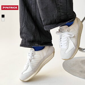 �y��10%OFF�N�[�|�����s���I�z�p�g���b�N PATRICK �X�j�[�J�[ �V���[�Y MARATHON �}���\�� ���f�B�[�X �����Y �t �� �H �~ ���[�J�b�g �C ��� �i�C���� �X�E�F�[�h �� �u���b�N �� �z���C�g �L���b