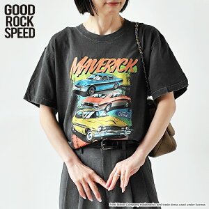 �y��12%OFF�N�[�|�����s���I�z�O�b�h���b�N�X�s�[�h GOOD ROCK SPEED Ford MAVERICK T-SHIRT �t�H�[�h �}�[�x���b�N T�V���c ���f�B�[�X �t �� ���� �v�����g �O���t�B�b�N�g�b�v�X �J�b�g�\�[ �`���R�[