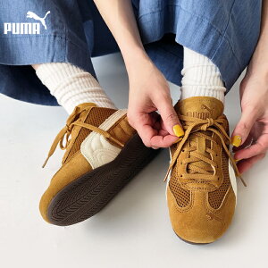 �v�[�} puma �X�j�[�J�[ �V���[�Y �X�s�[�h�L���b�g ���b�V�� Speedcat Mesh ���f�B�[�X �S�[���h �u���E���n 23.0cm 23.5cm 24.0cm 24.5cm 404370-05�y2026SS-WOMEN�z
