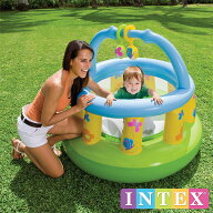 INTEX(インテックス)丸形マイファーストジムM130-G【 130 × 104 cm】Soft Sides My First Gym 48474 正…