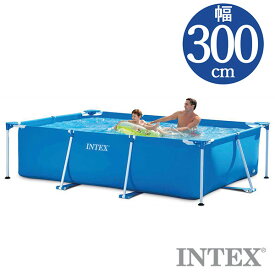 INTEX(インテックス)長方形フレームプールRF1080【 300 × 200 × 75 cm】Rectangular Frame Pool 28272 正規品