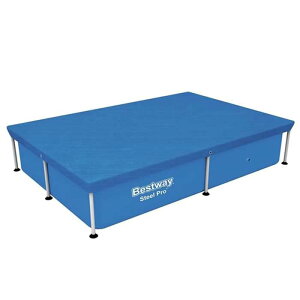Bestway(�x�X�g�E�F�C)�����`�t���[���v�[��RF740�p�v�[���J�o�[�y 224 × 154 × 12cm�zPool Covers Steel Pro 58103 ���N�^���O���p